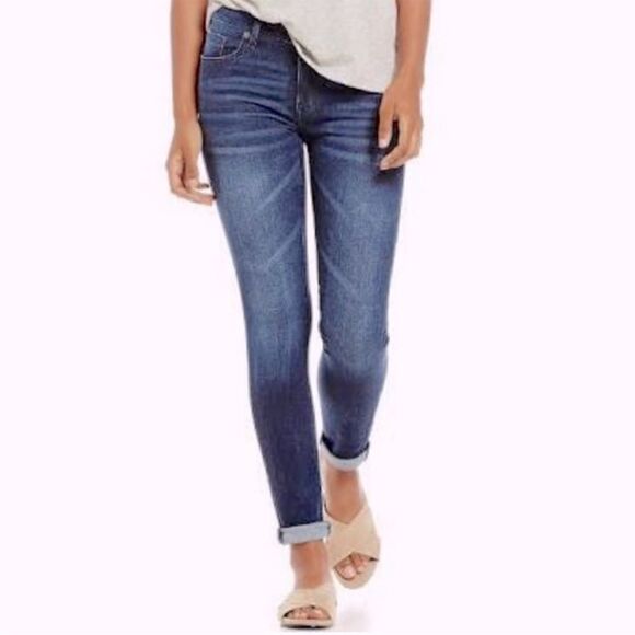 Miss Me “Nicole” 5 Pocket Low Rise Skinny Jeans Medium Wash (Size: 26) - Picture 1 of 14
